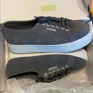 Never been worn platform sneaker Supergas.